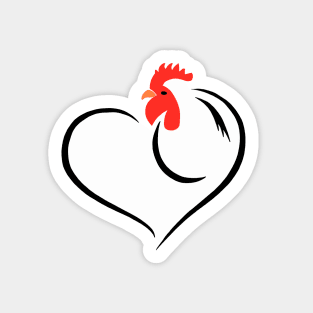 Chicken Heart - NOT FOR RESALE WITHOUT PERMISSION Sticker
